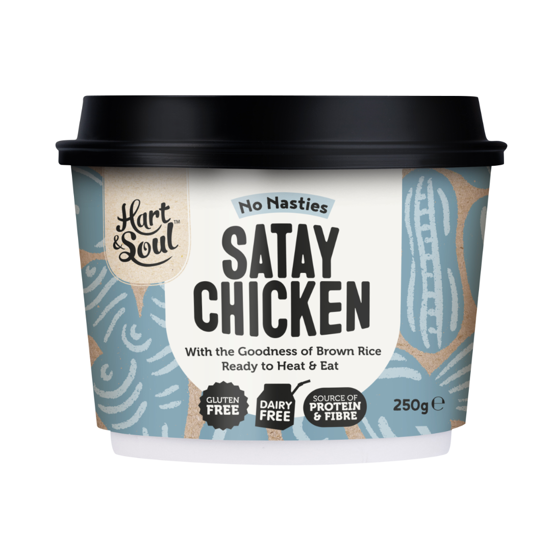 Hart & Soul Supergrain Satay Chicken Ready Meal 250g - LIMITED STOCK