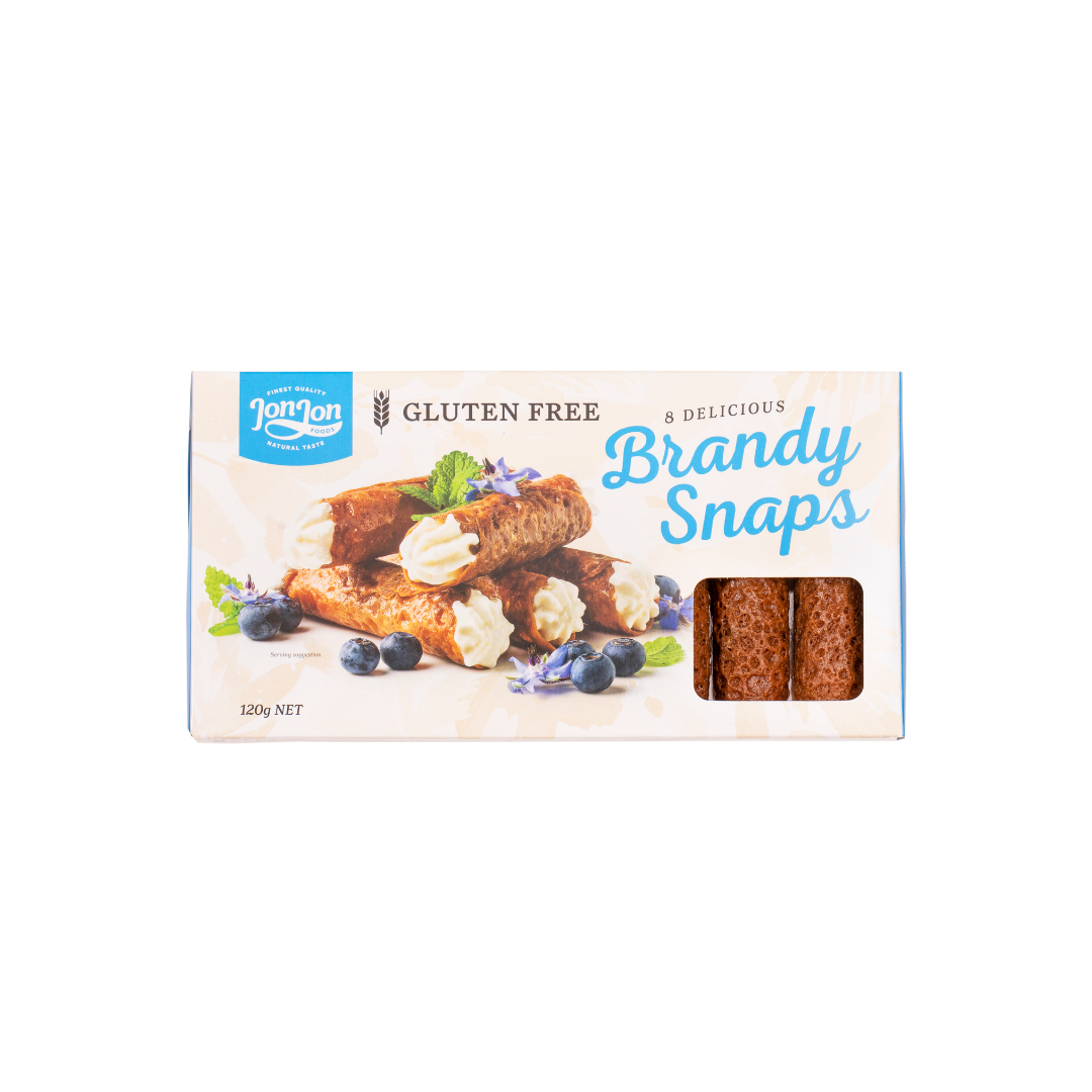 Jon Jon Gluten Free Brandy Snaps - 8pk - Bulk Buy Available