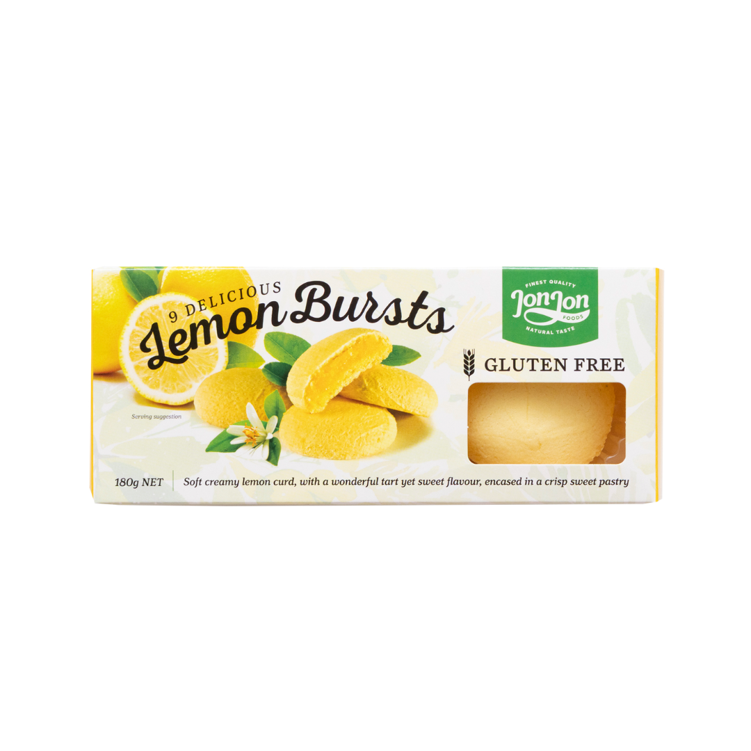 Jon Jon Gluten Free Lemon Bursts - Bulk Buy Available