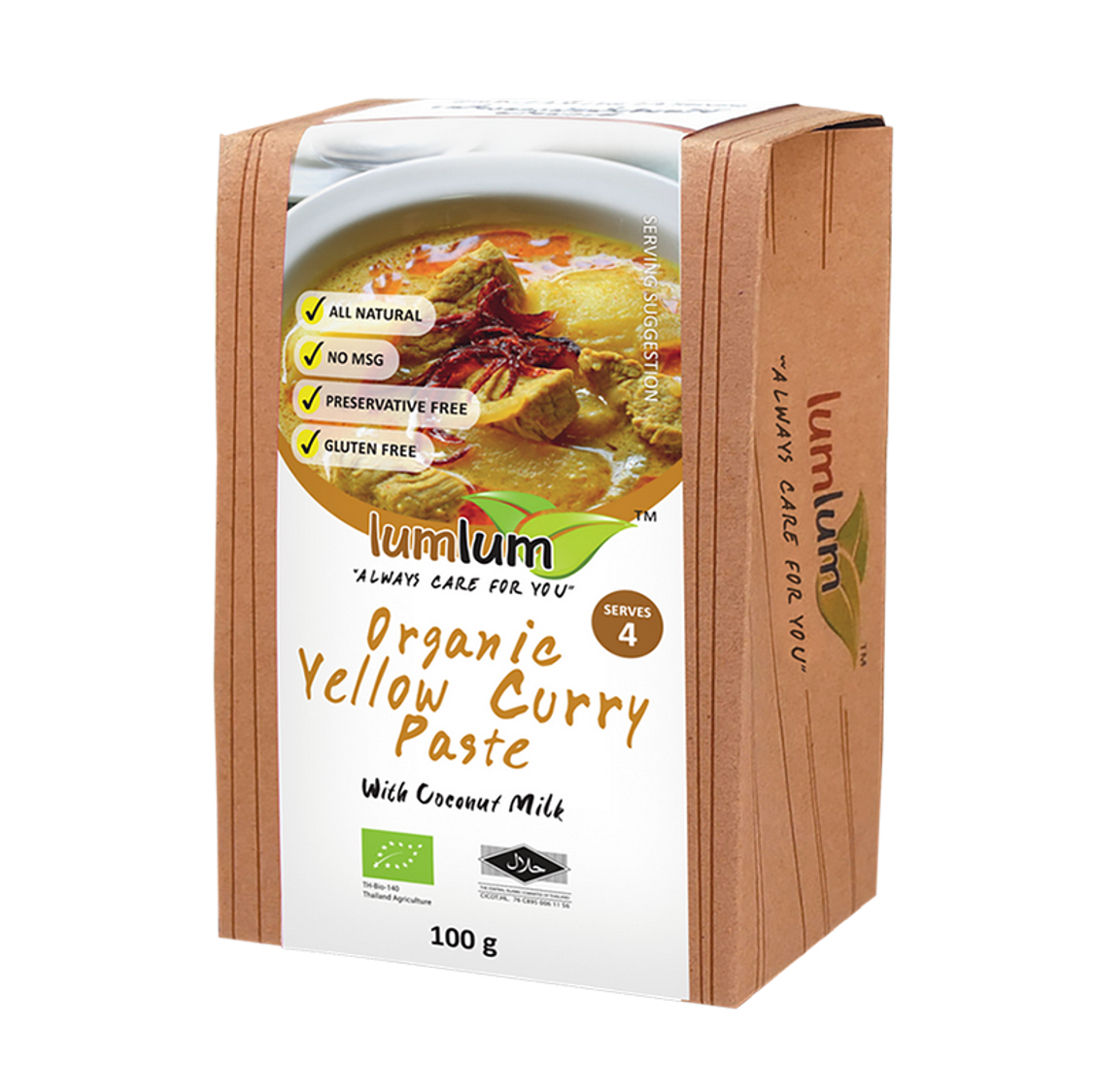 Lum Lum Organic Yellow Curry Paste 100g