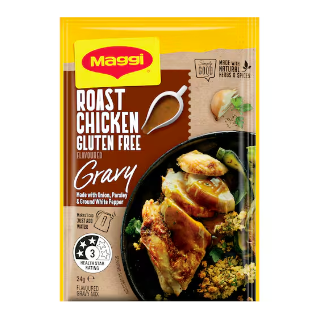 Maggi Instant Gravy Mix Roast Chicken Gluten Free 24g