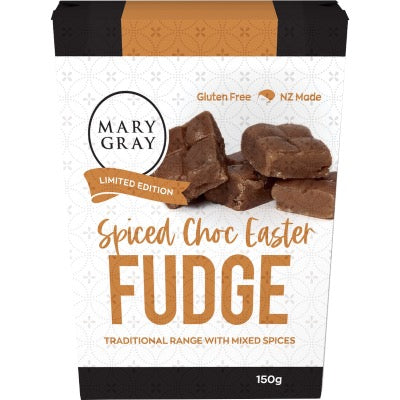 Mary Gray Spiced Choc Easter Fudge 150g