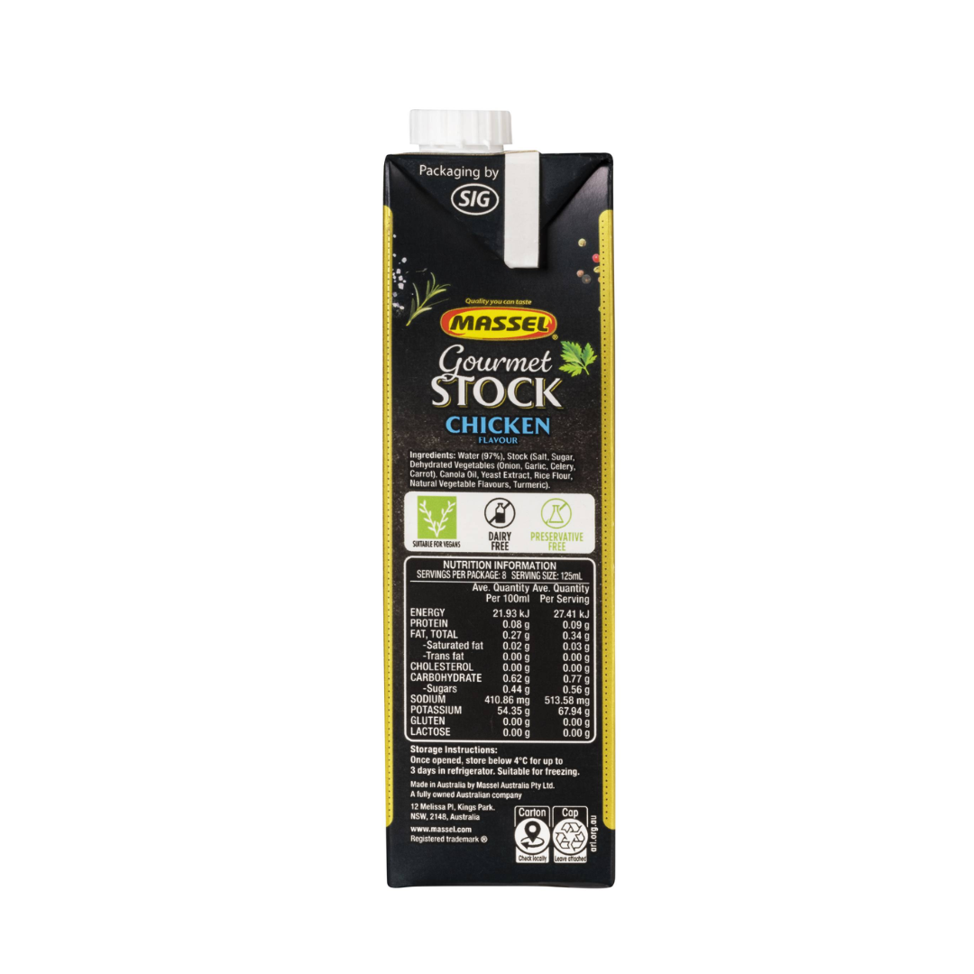 Massel Gourmet Liquid Stock 1lt - Chicken