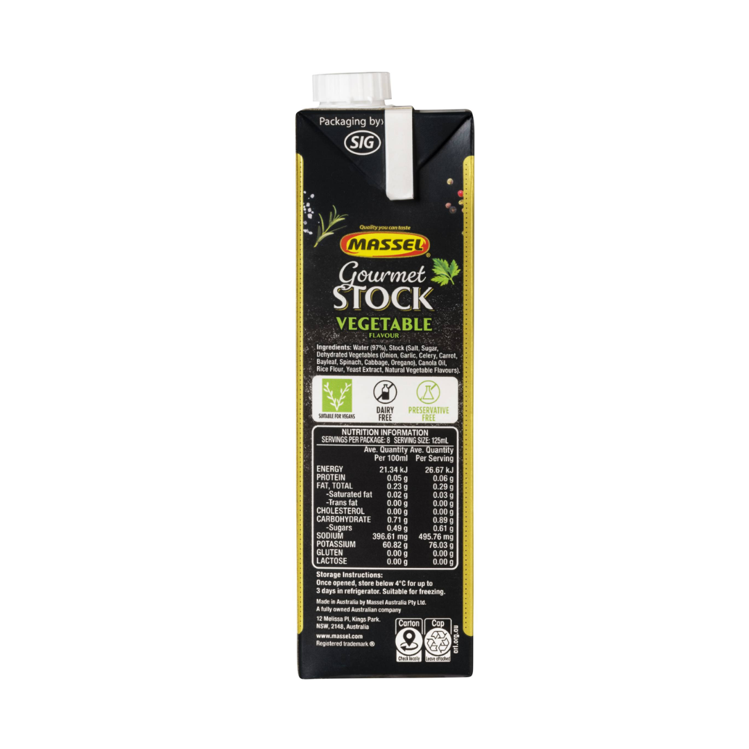 Massel Gourmet Liquid Stock 1lt - Vegetable