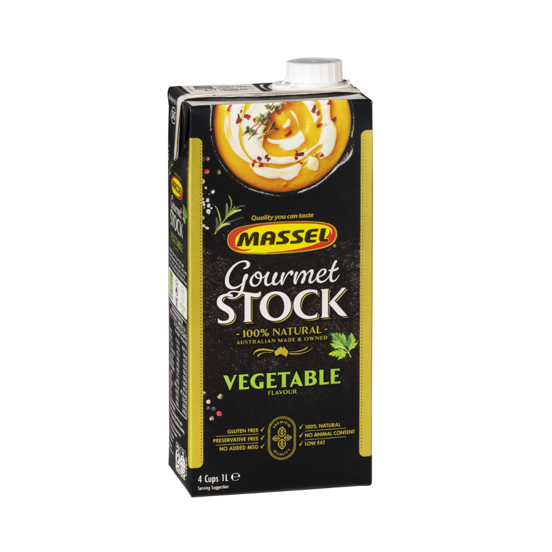 Massel Gourmet Liquid Stock 1lt - Vegetable