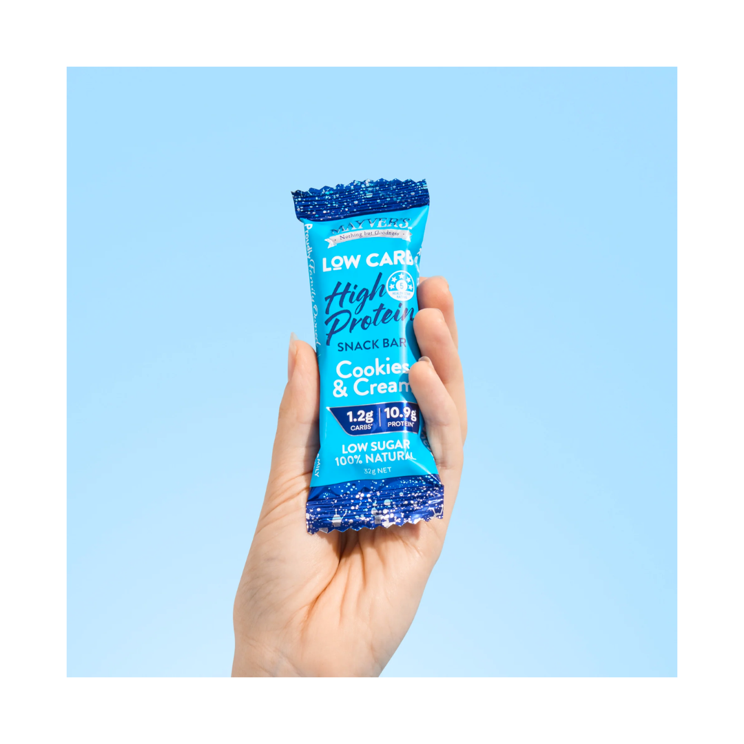 Mayver's Low Carb High Protein Cookies & Cream Bar 32g
