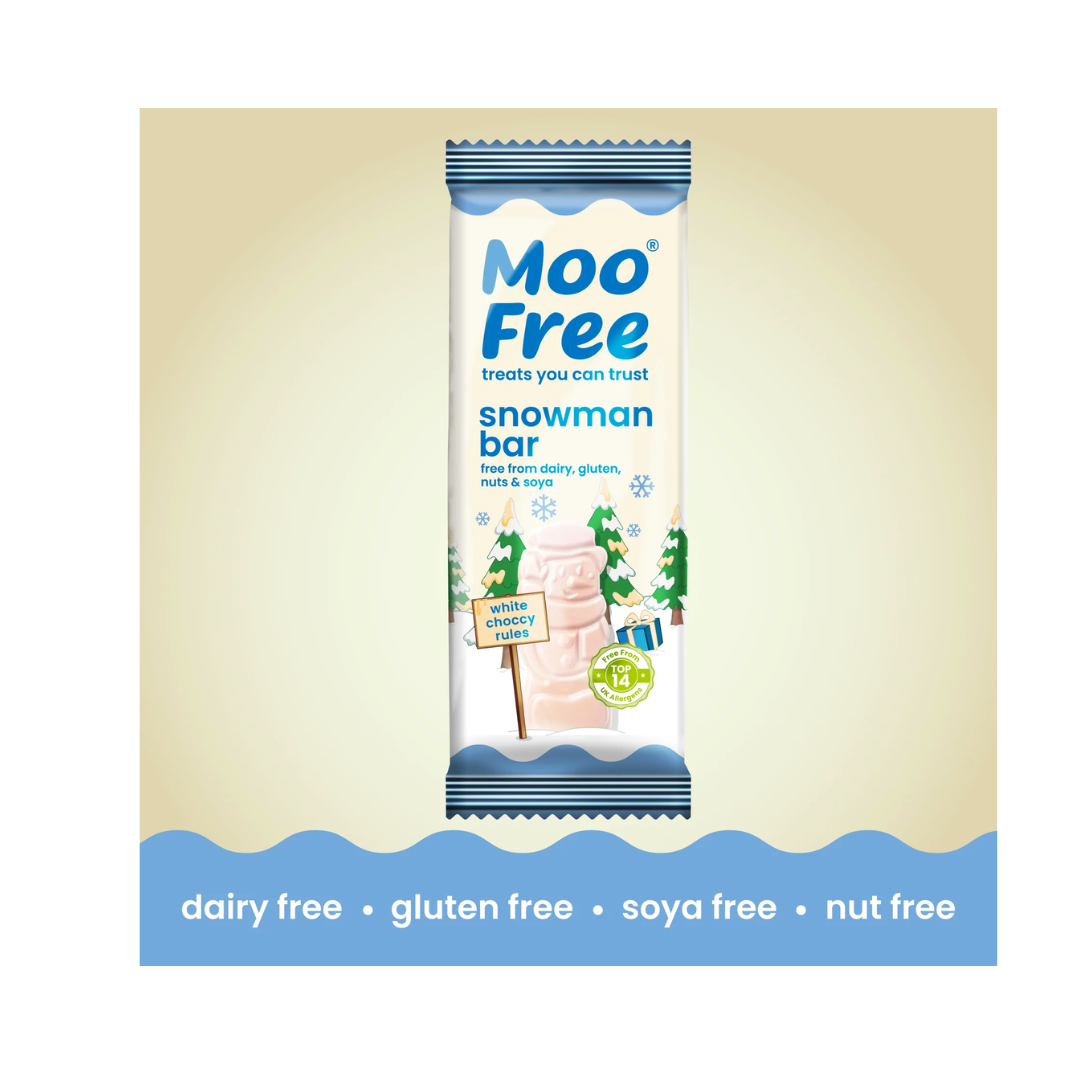 Moo Free Snowman Bar 30g - LIMITED RELEASE - COMING SOON
