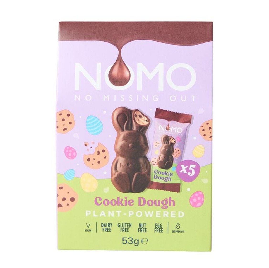 NOMO Cookie Dough Easter Bunny 5 pack 53g