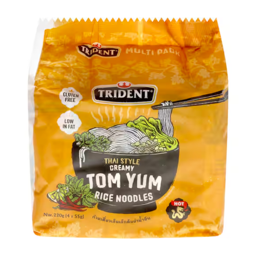 Trident Tom Yum Rice Noodles 220g (4 x 55g)