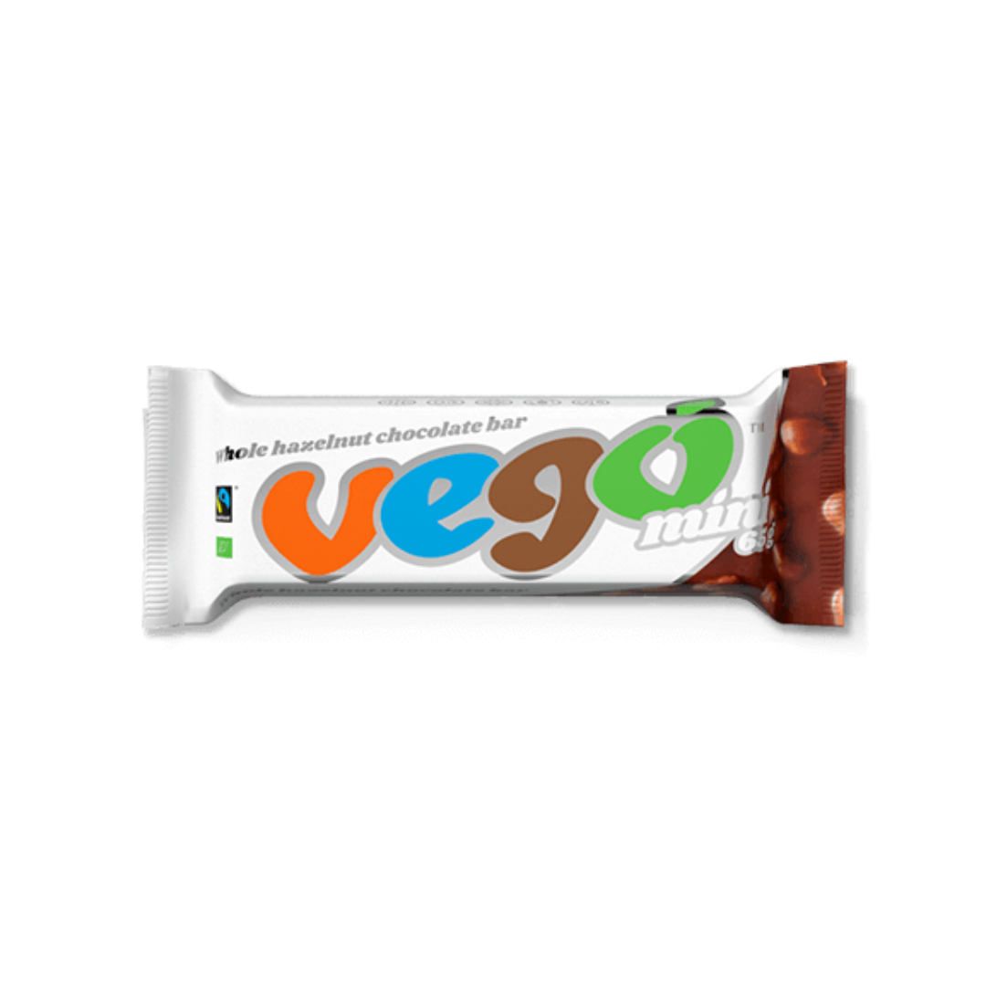 Vego Whole Hazelnut Chocolate Bar Mini 65g