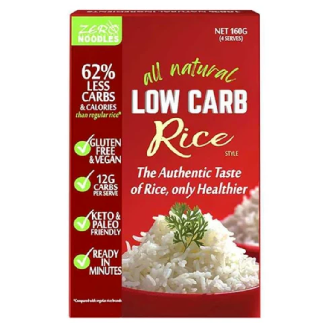 Zero Slim & Healthy Noodles all Low Carb Rice 160g