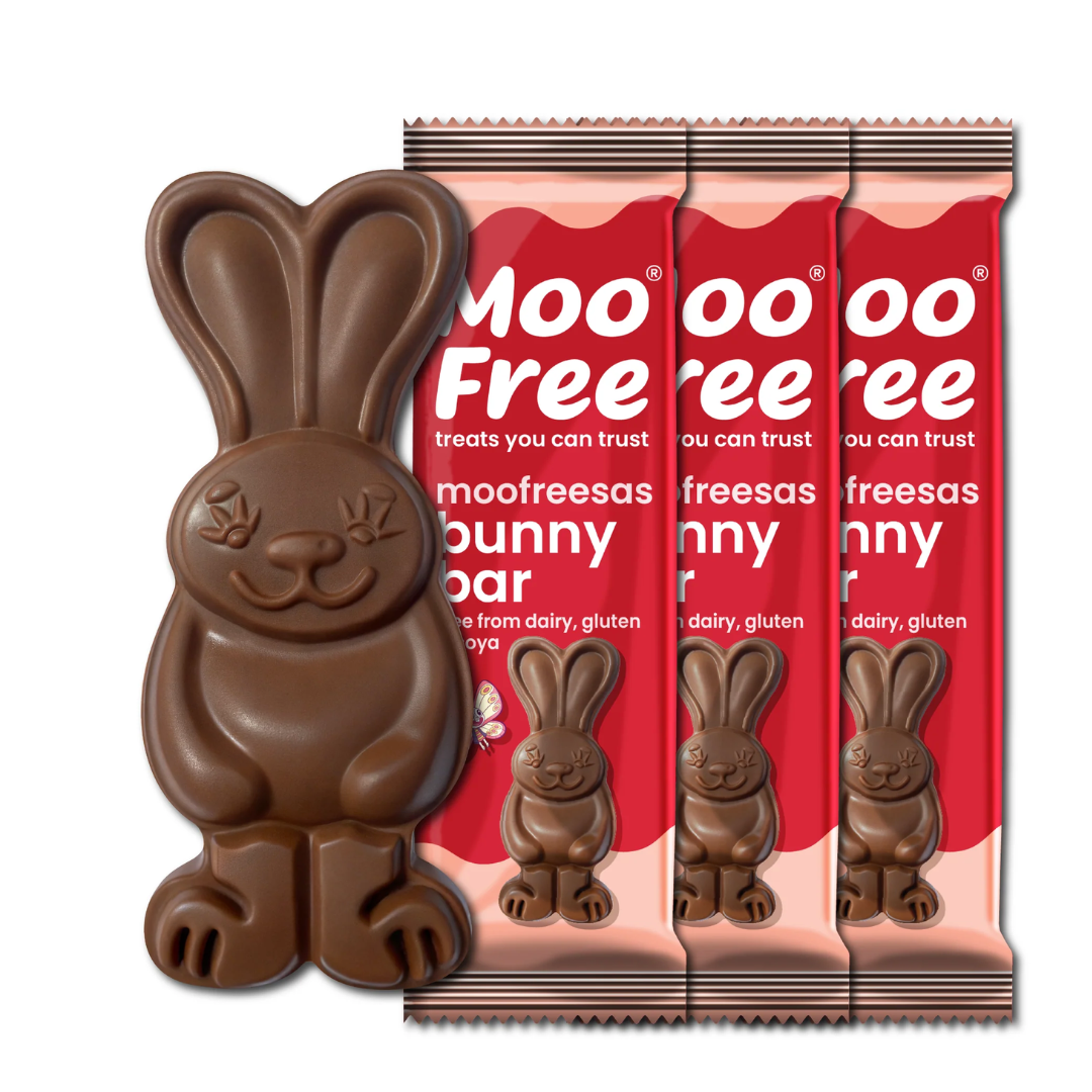 Moo Free Easter Moofreesas Bunny Bar 30g - LIMITED AVAILABILITY