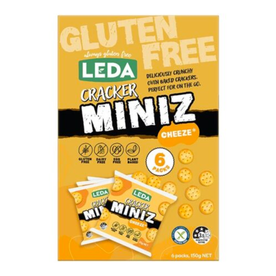Leda Cracker Miniz Cheese 6pk