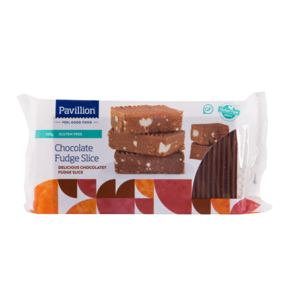 Pavillion Chocolate Fudge Slice 330g