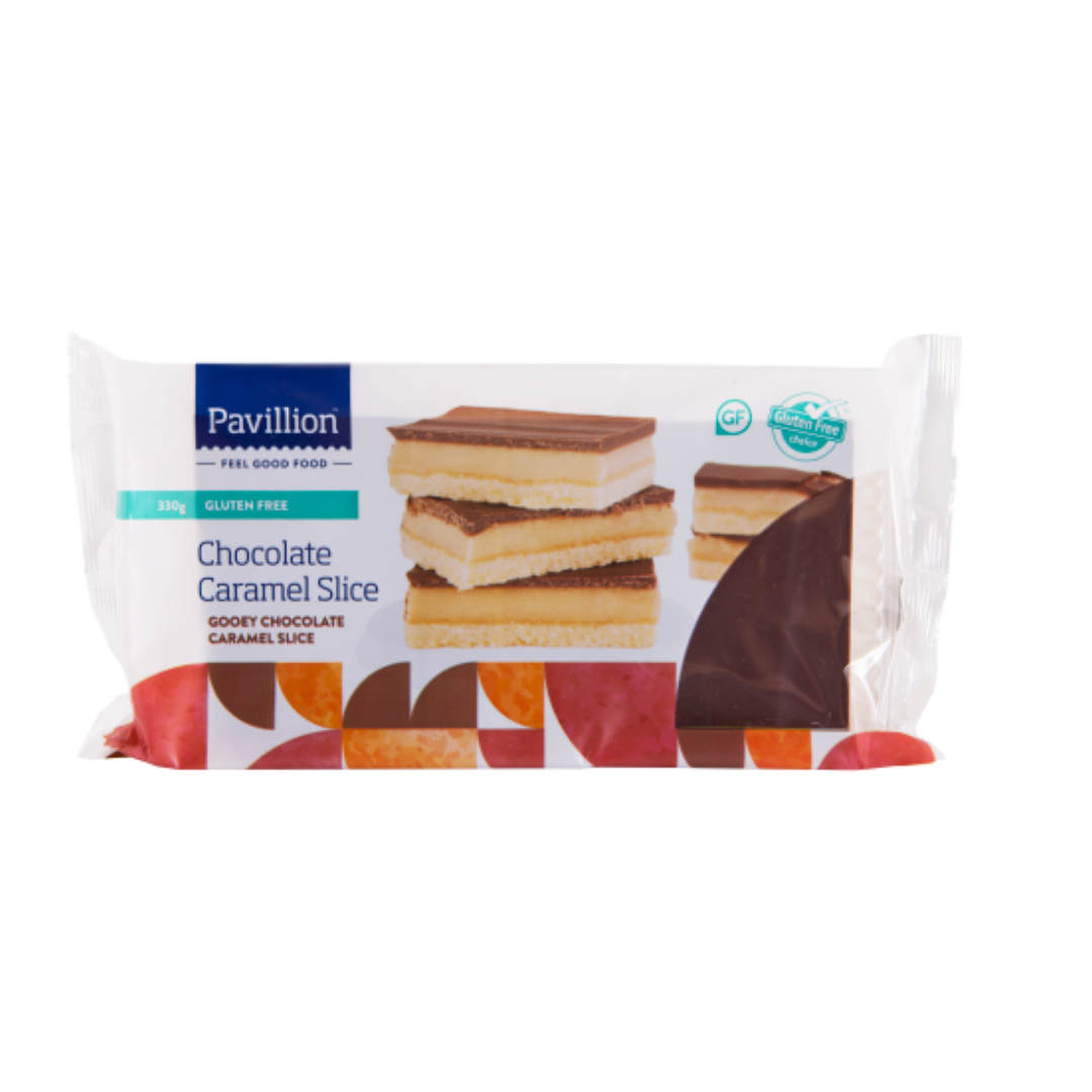 Pavillion Chocolate Caramel Slice 330g