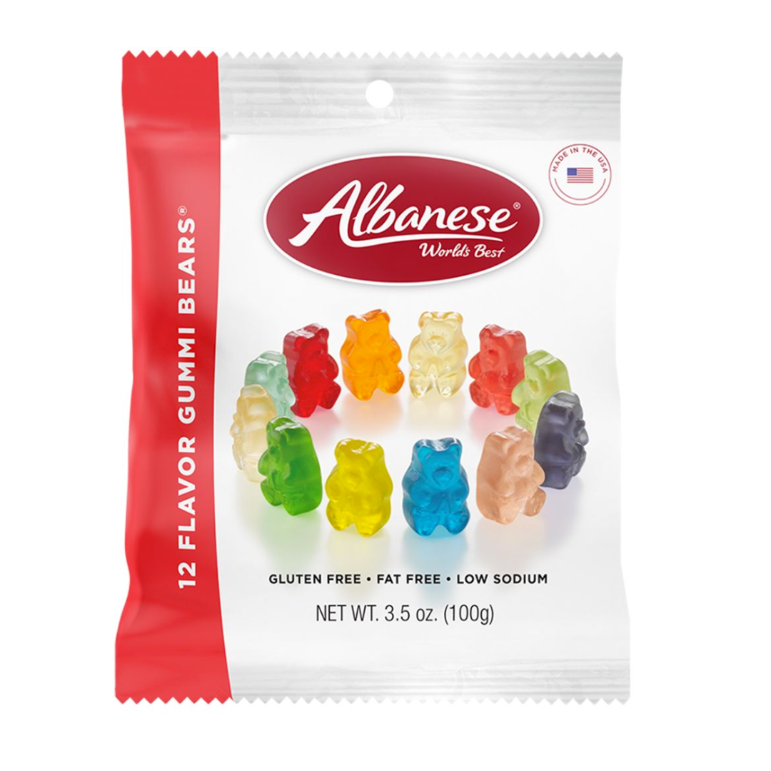 Albanese 12 Flavour Gummi Bears 100g