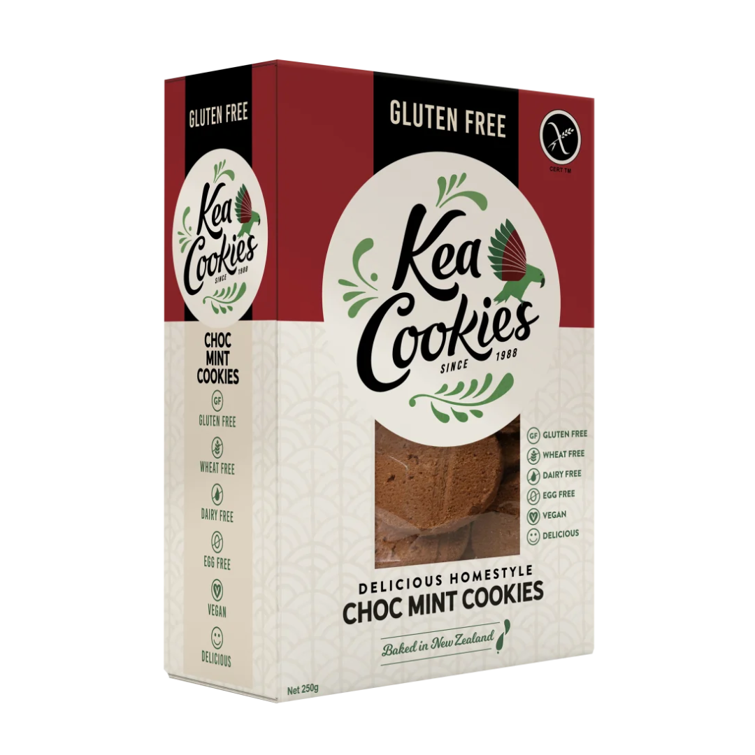 Kea Cookies Choc Mint Cookies 250g - Bulk Buy Discount Available