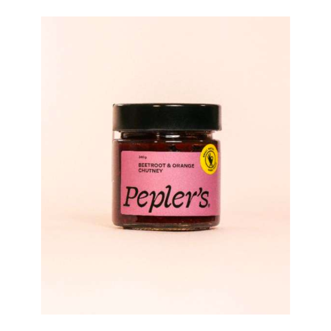 Pepler's Beetroot & Orange Chutney 240g - Bulk Buy Available
