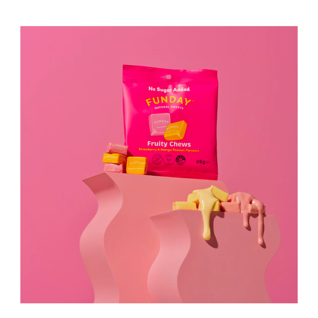 Funday Natural Sweets Fruity Chews 45g