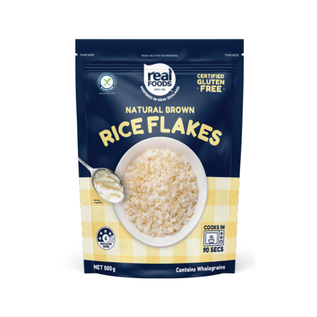 Real Foods Brown Rice Flakes 500g