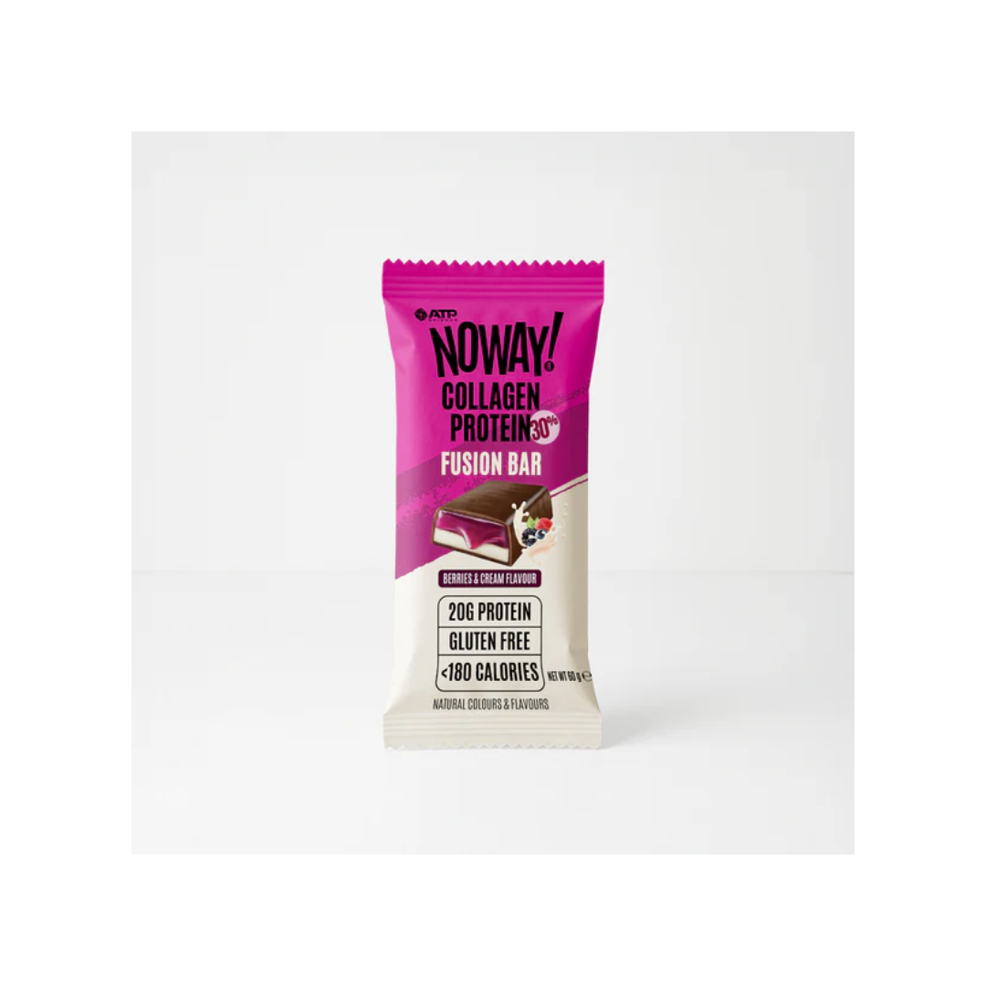 NOWAY! Collagen Protein Fusion Bar - Berries & Cream 60g