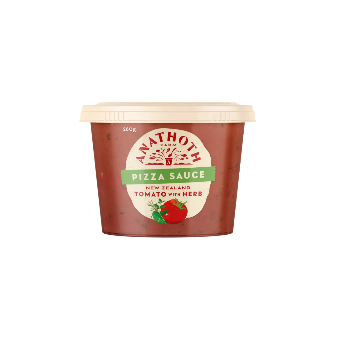 Anathoth Pizza Sauce NZ Tomato with Herbs 280g