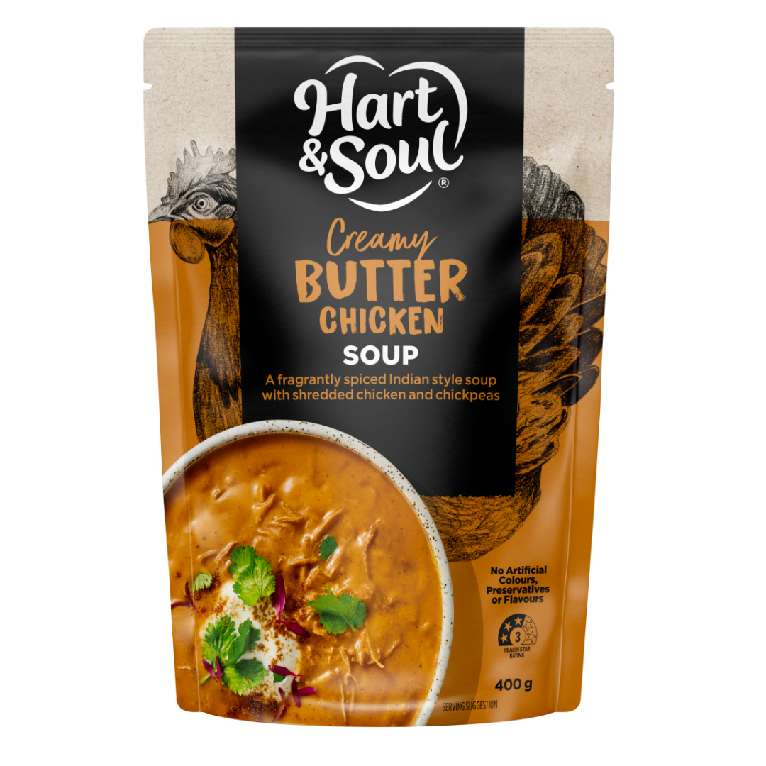 Hart & Soul Creamy Butter Chicken Soup 400g - LIMITED STOCK