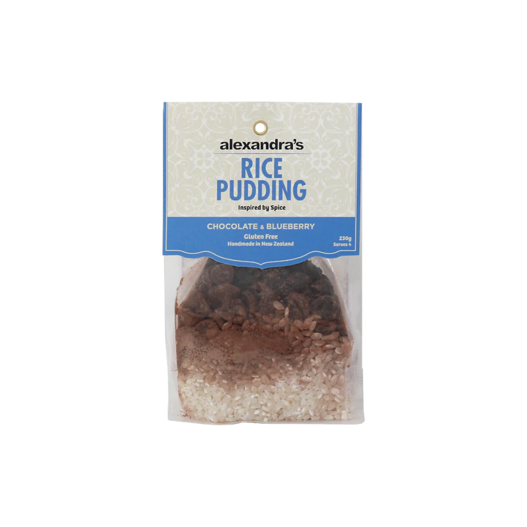 Alexandra's Ready Meals - Chocolate & Blueberry Rice Pudding 230g