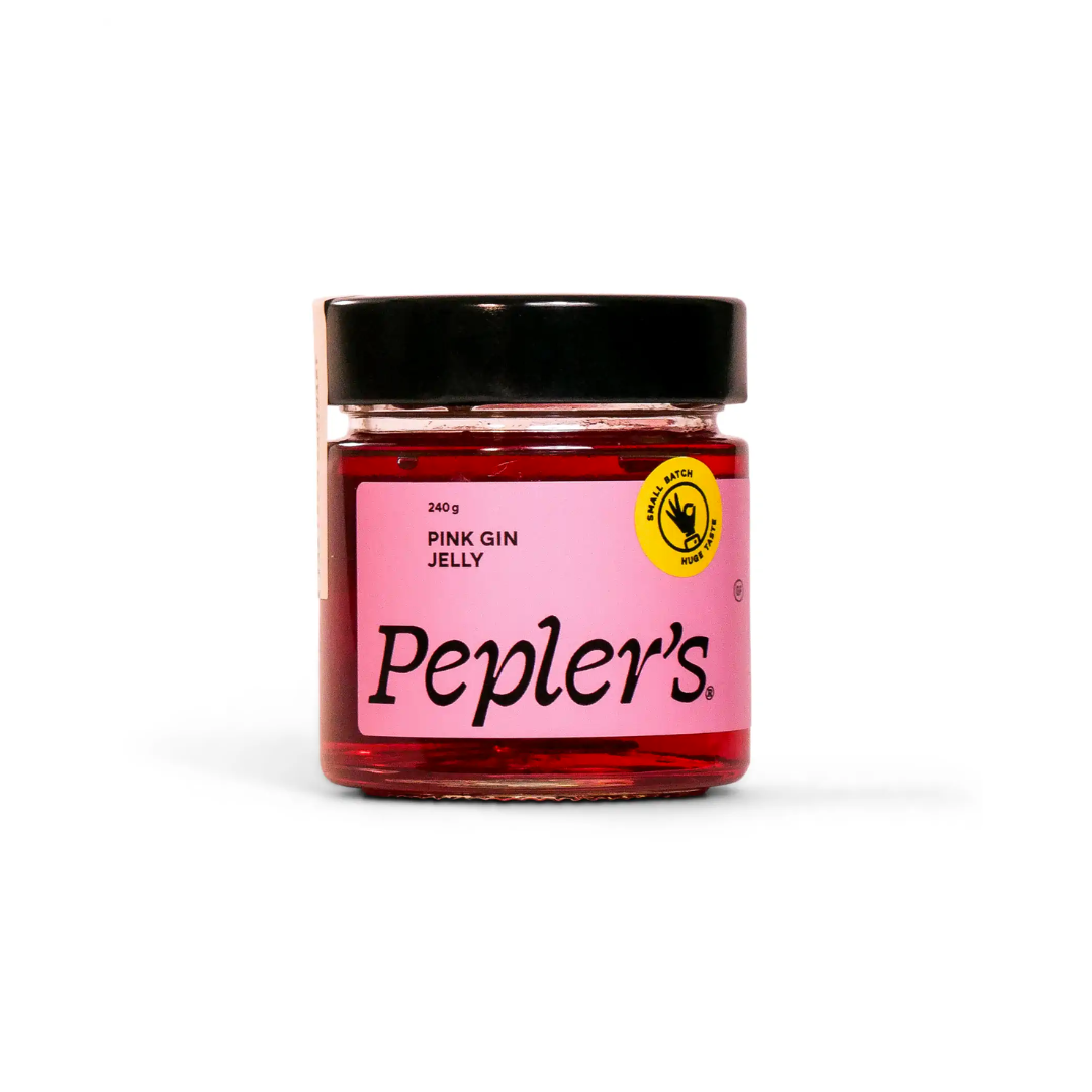Peplers Pink Gin Jelly