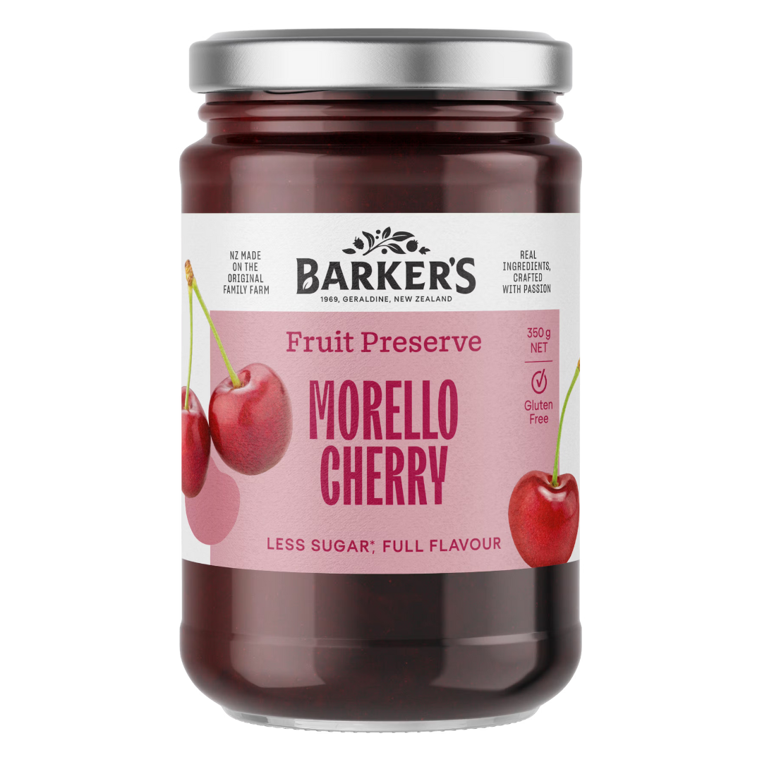 Barkers Fruit Preserve Morello Cherry 350g