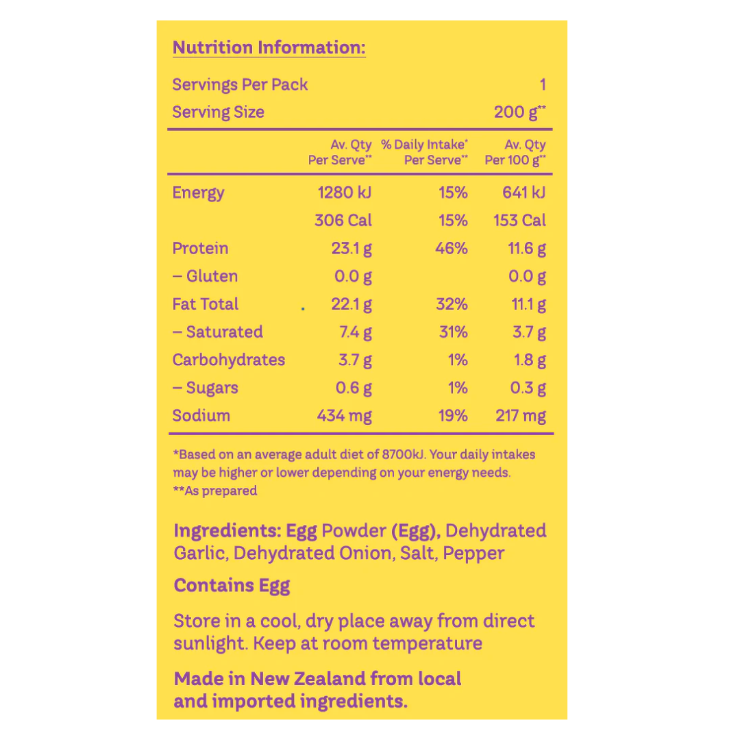 Honestly Good Ezy Eggs Omelette or Scramble Eggs 55g