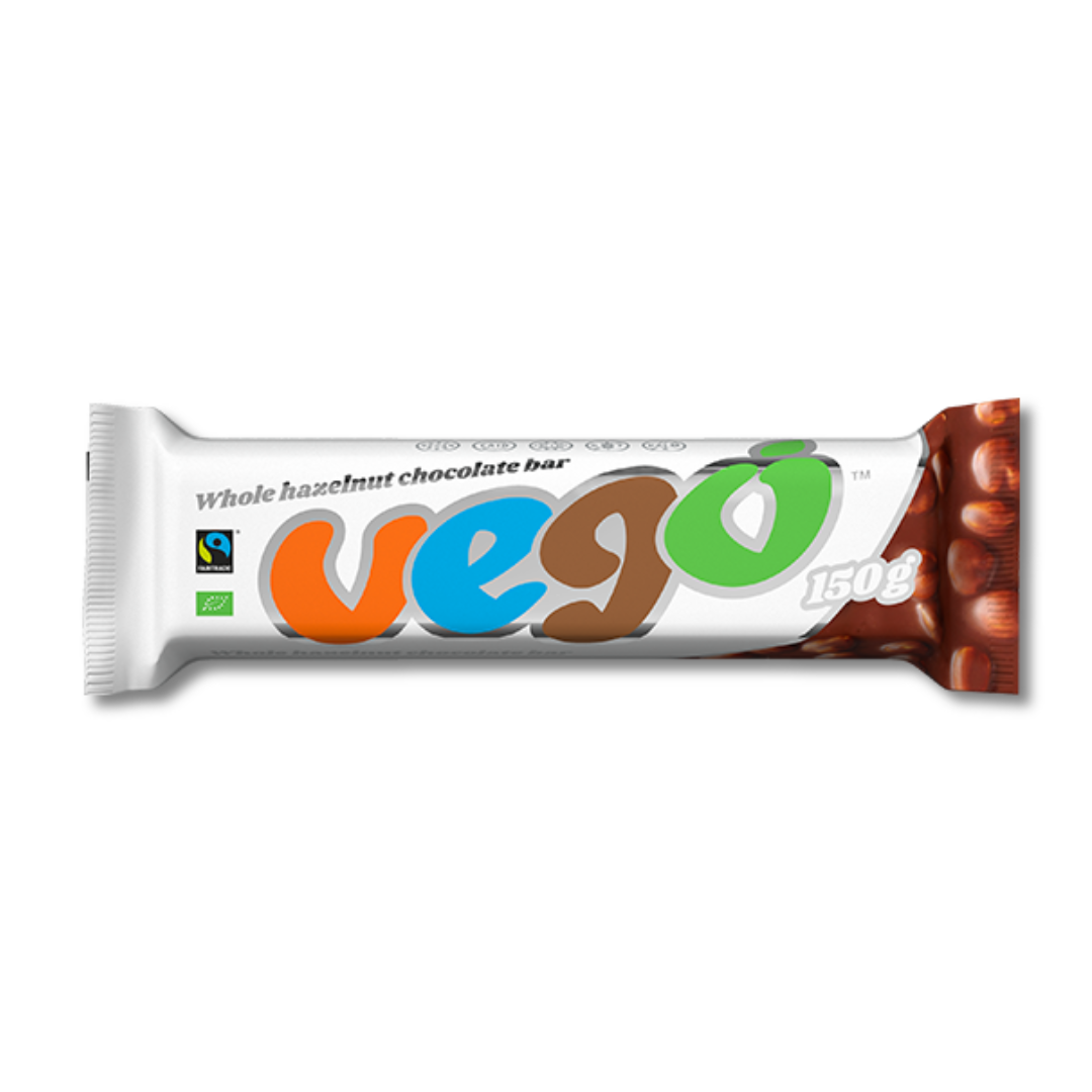 Vego Whole Hazelnut Chocolate Bar 150g