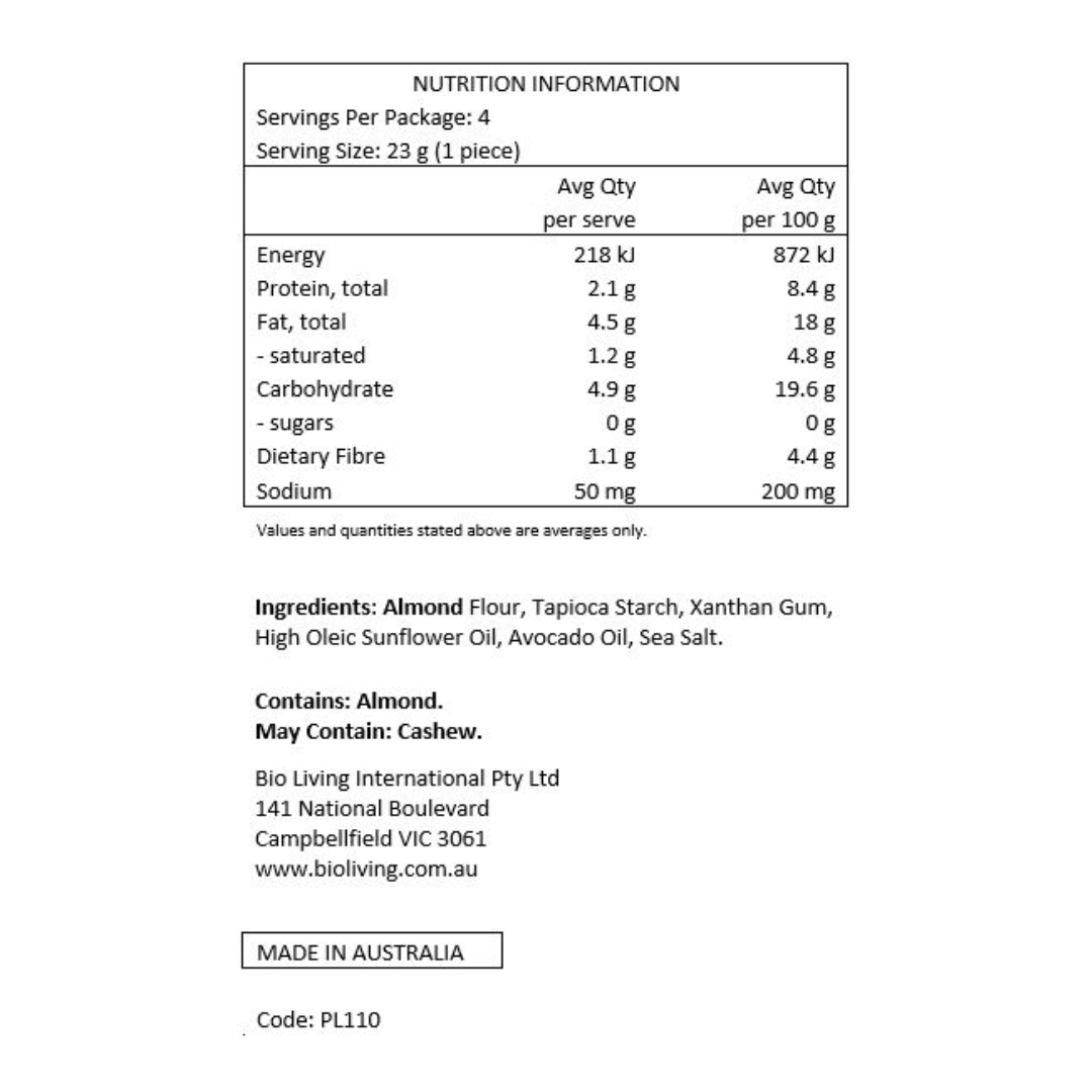Palamano Almond Tortilla Chips - Sea Salt 90g