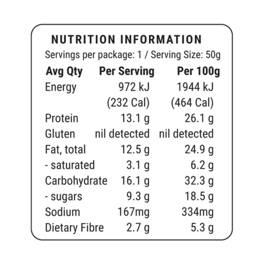 Fodbods Hazelnut Mocha Protein Bar 50g