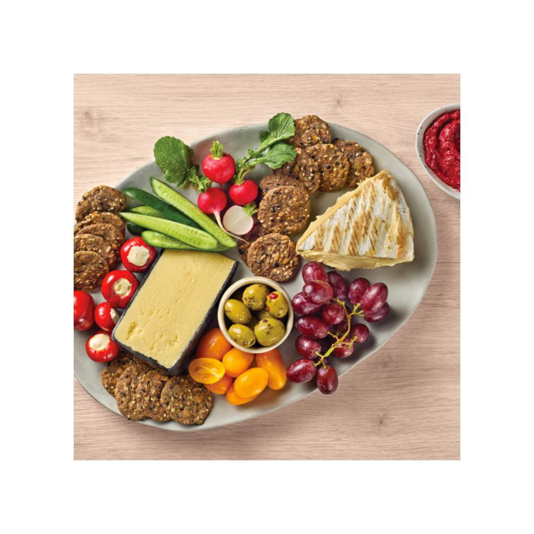 Olina's Brown Seeded Crackers Sea Salt 80g