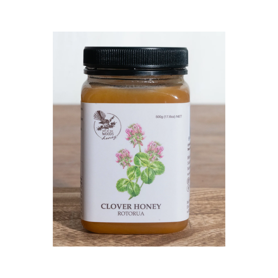 Out of the Woods Honey - Clover 500g