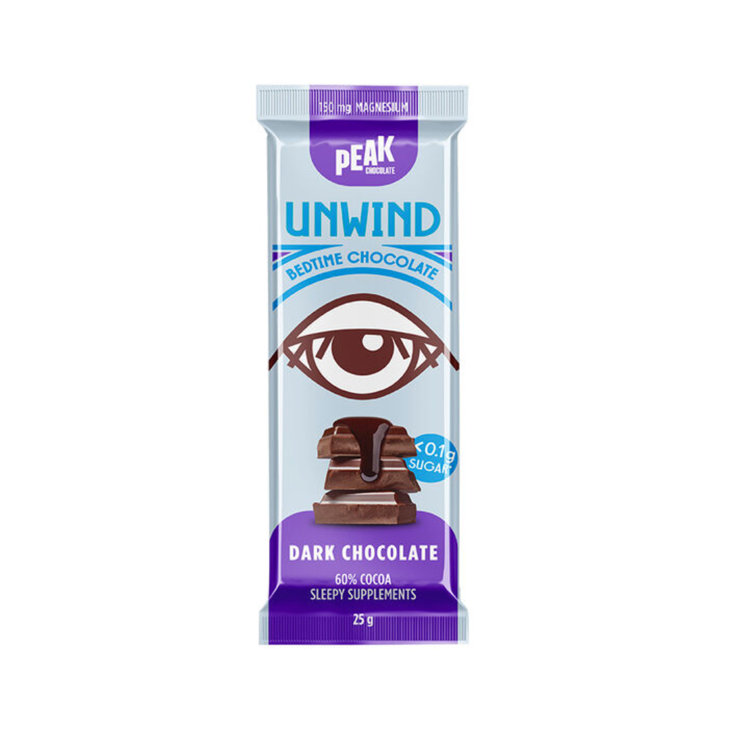 Peak Energy Chocolate Bar - Dark Chocolate 25g