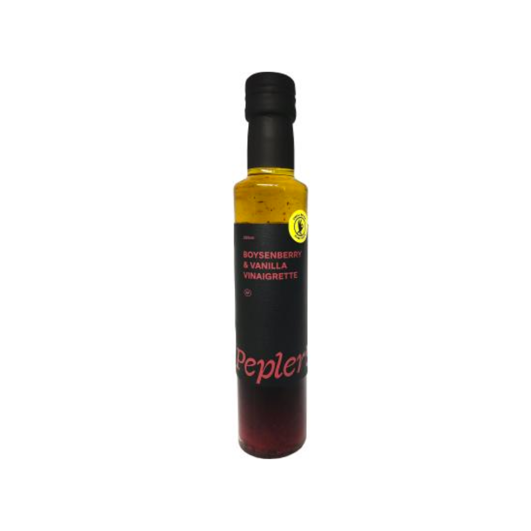 Pepler's Boysenberry & Vanilla Vinaigrette 250ml - Bulk Buy Available