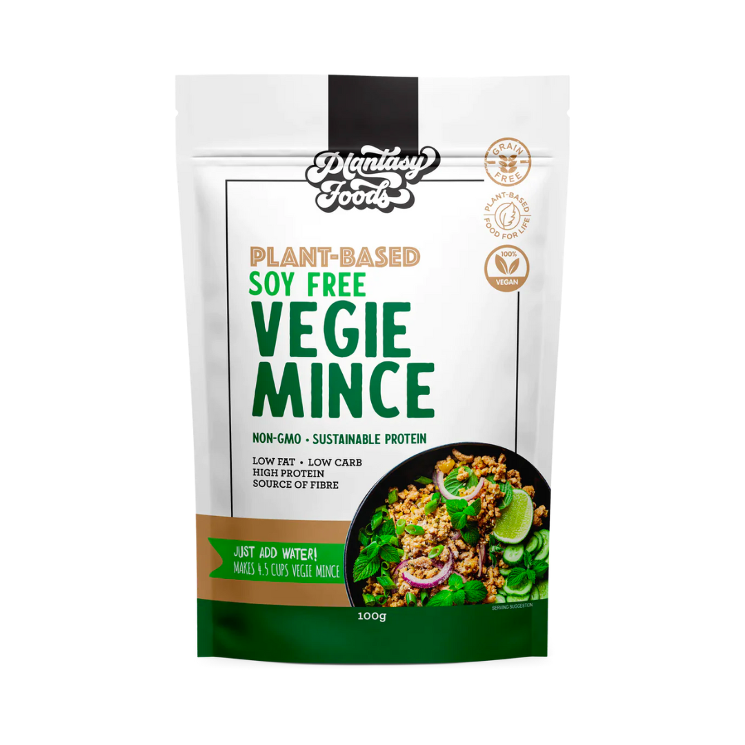 Plantasy Foods Plant-Based Vegie Mince - Soy Free