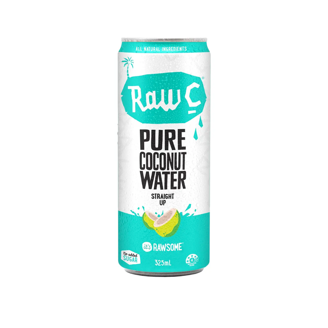 Raw C Coconut Water Plain 325ml Can