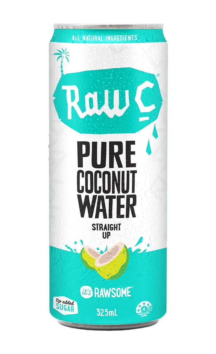 Raw C Coconut Water Plain 325ml Can