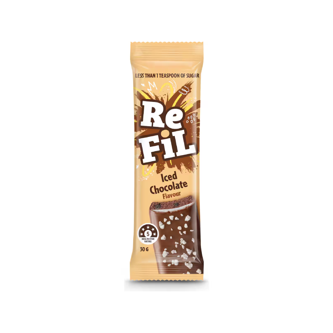 ReFil Iced Chocolate Flavoured Snack Bar 30g