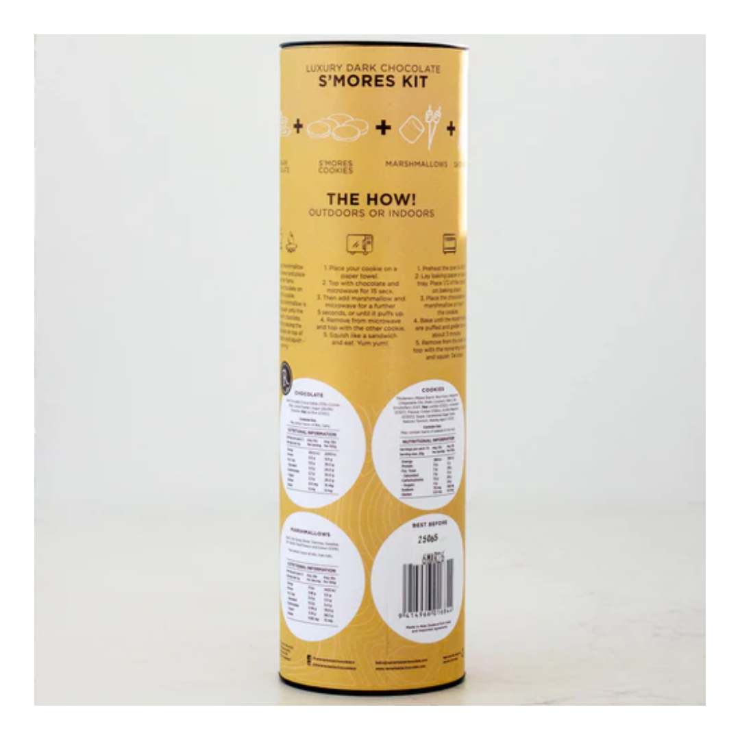 The Remarkable Chocolate Co. Smores Kit with luxury 70% Dark Chocolate 285g
