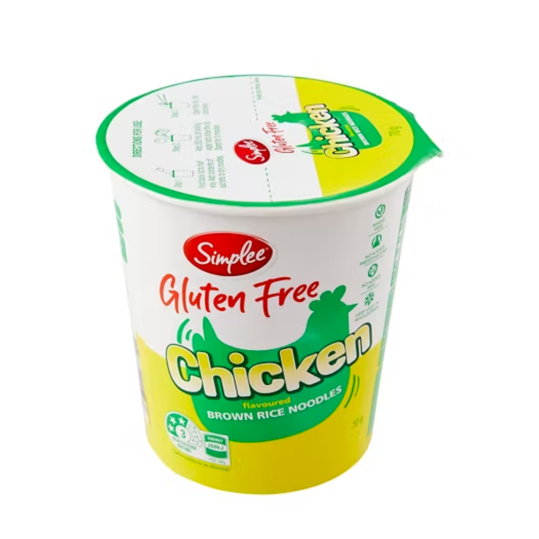Simplee Gluten Free Chicken Cup Noodle 70g