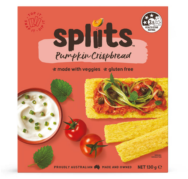 Splits Pumpkin Crispbread - SHORT DATED 4/9