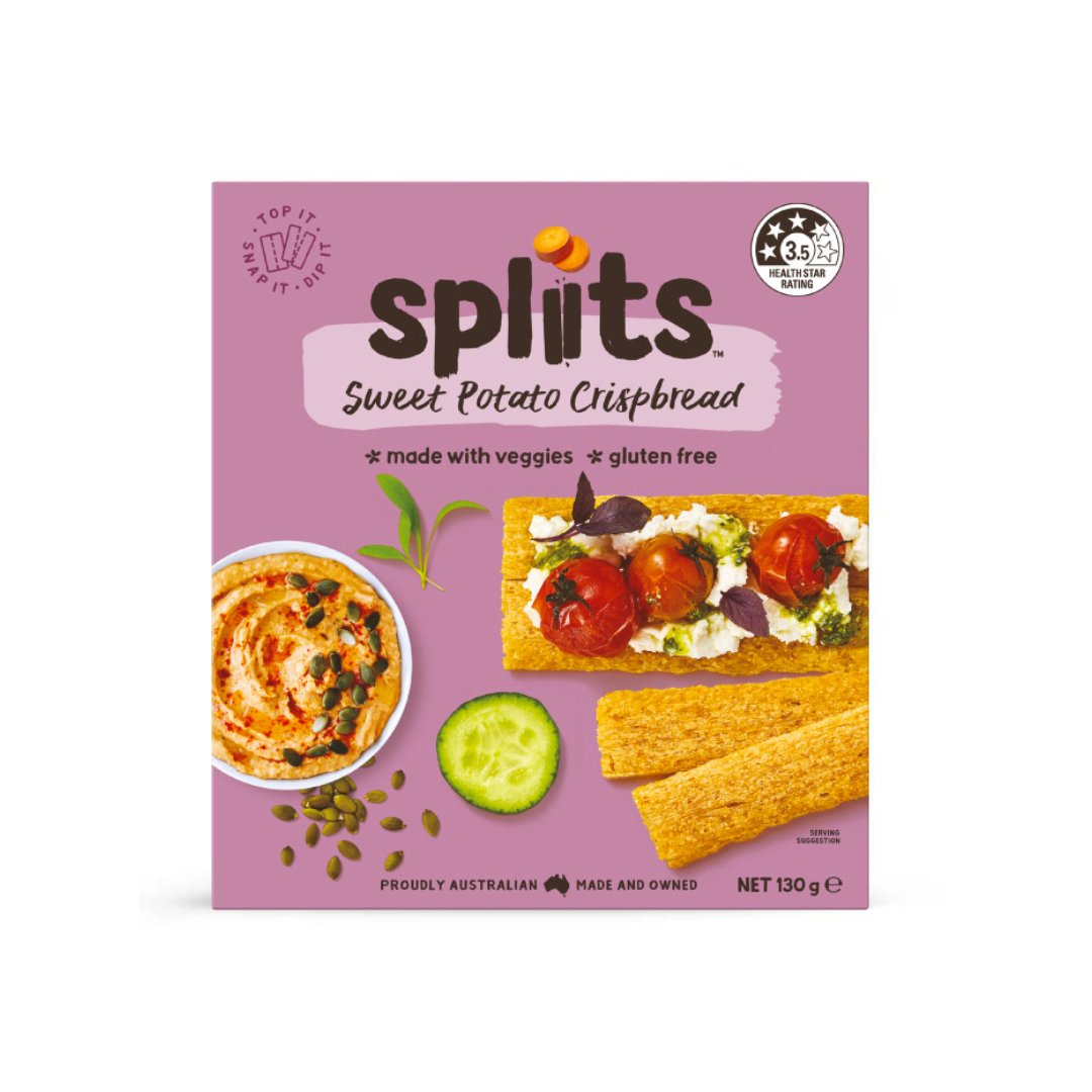 Splits Sweet Potato Crispbread
