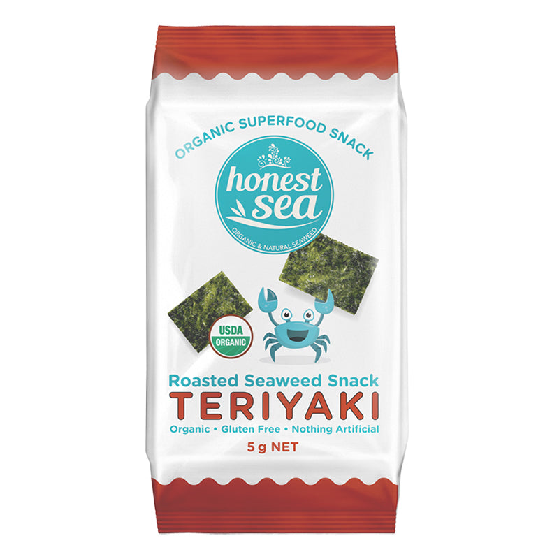 Honest Sea Organic Seaweed Snack Teriyaki 5g