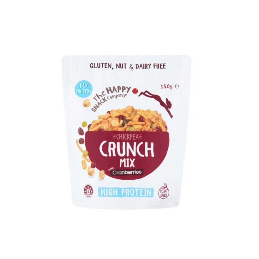 The Happy Snack Company Crunch Mix Cranberries 150g