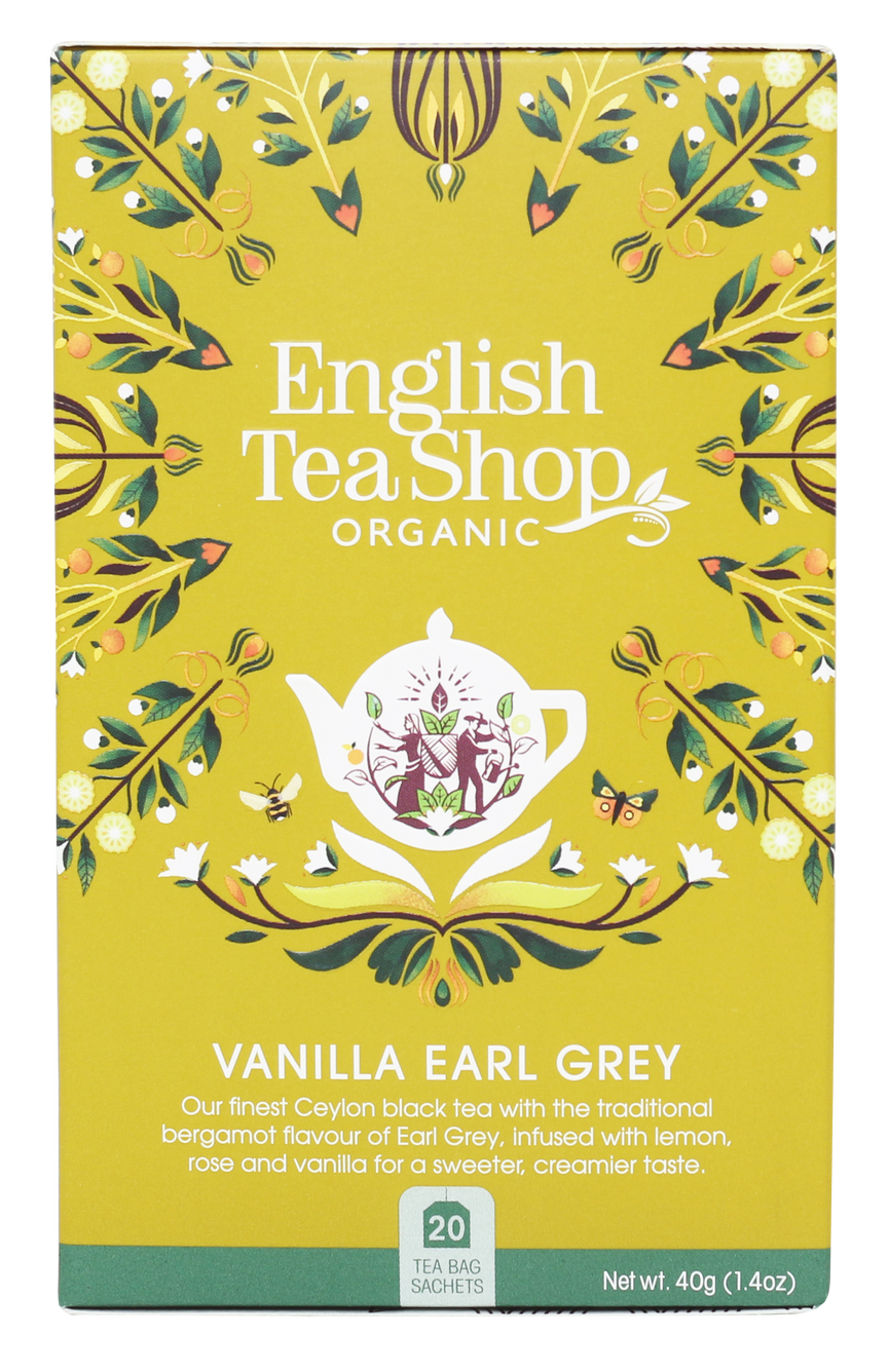 English Tea Shop Organic Vanilla Earl Grey Teabags 20pc