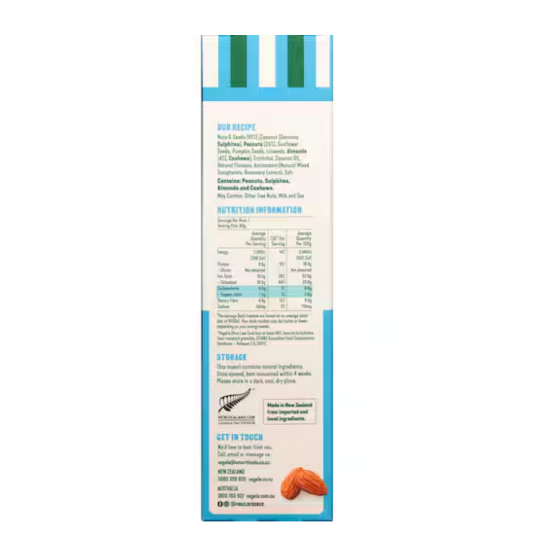 Vogel's Cafe Style Ultra Low Carb Muesli Cereal